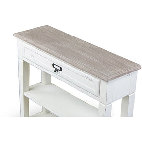 Baxton Studio Dauphine Traditional French Accent Console Table-1 Drawer Baxton Studio-side tables-Minimal And Modern - 3