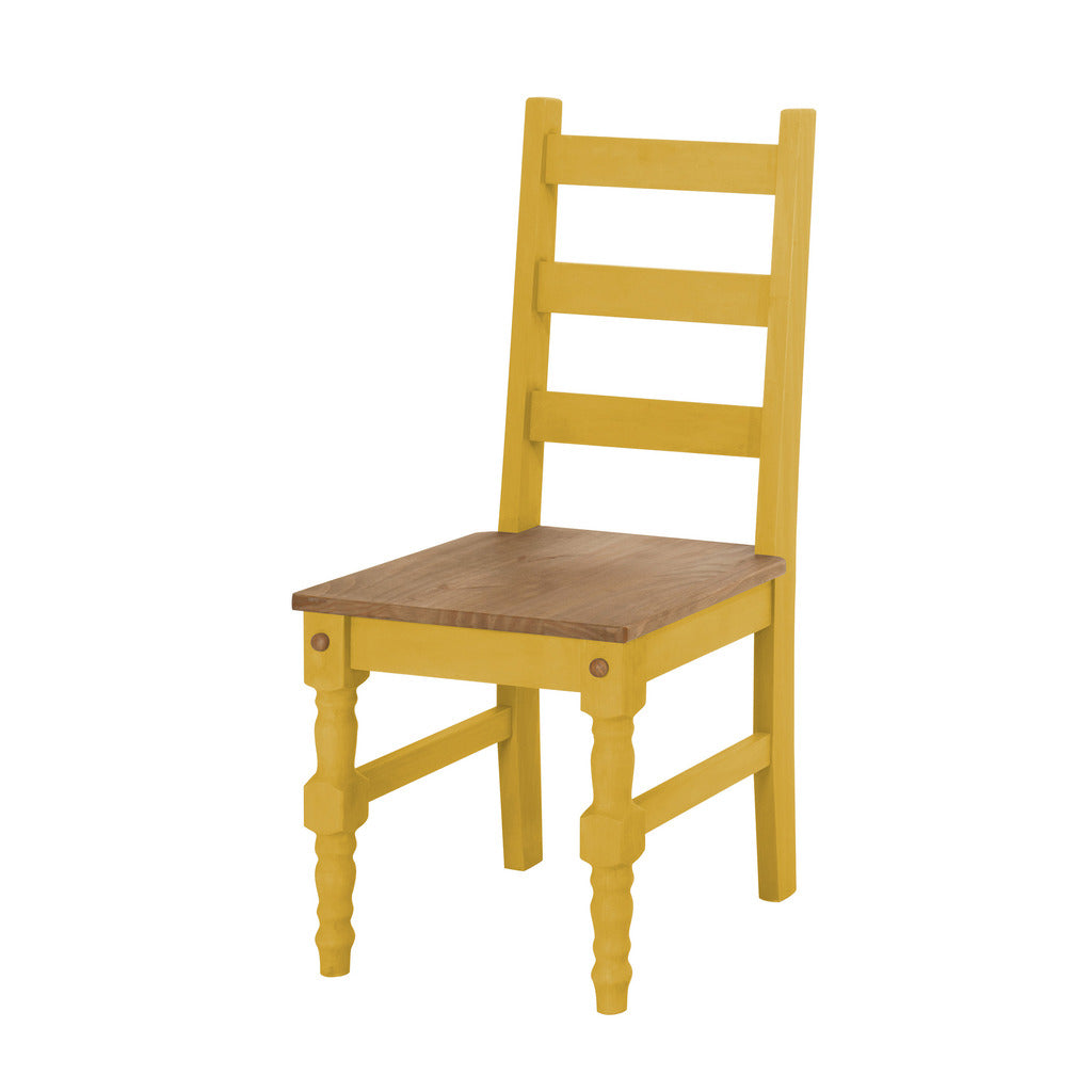 Manhattan Comfort  Jay 2- Piece Solid Wood Dining Chair in Yellow WashManhattan Comfort-Kitchen & Dining- - 1