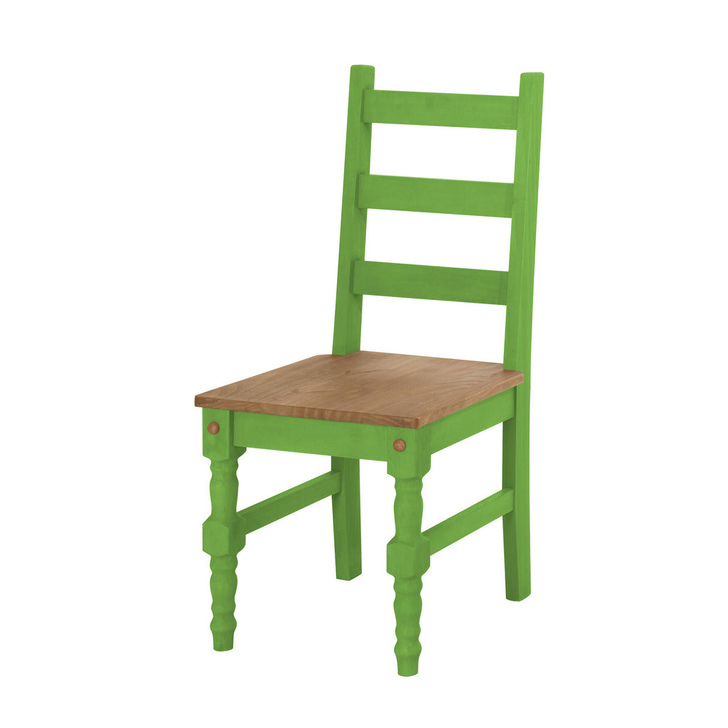 Manhattan Comfort  Jay 2- Piece Solid Wood Dining Chair in Green WashManhattan Comfort-Kitchen & Dining- - 1