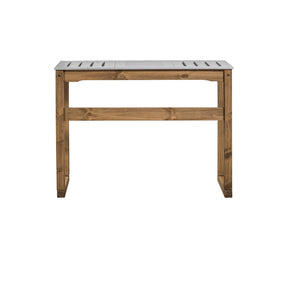 Manhattan Comfort Mid- Century Modern Stillwell 47.3" Bar Table  in Gray and Natural Wood