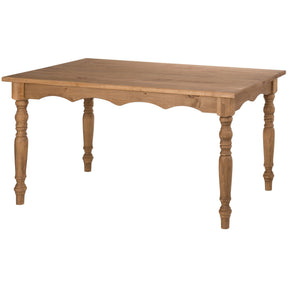 Manhattan Comfort Jay 59.84" Solid Wood Dining Table in Nature-Minimal & Modern