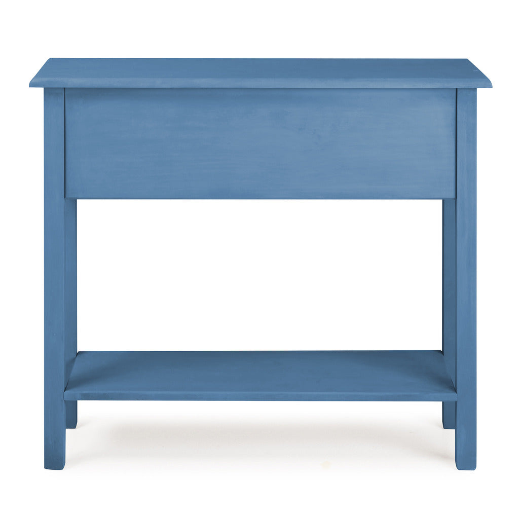 Manhattan Comfort Jay 31.49" Tall Sideboard with 1 Full Extension Drawer in Blue Wash