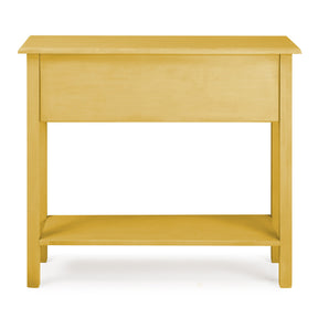 Manhattan Comfort Jay 31.49" Tall Sideboard with 1 Full Extension Drawer in Yellow Wash