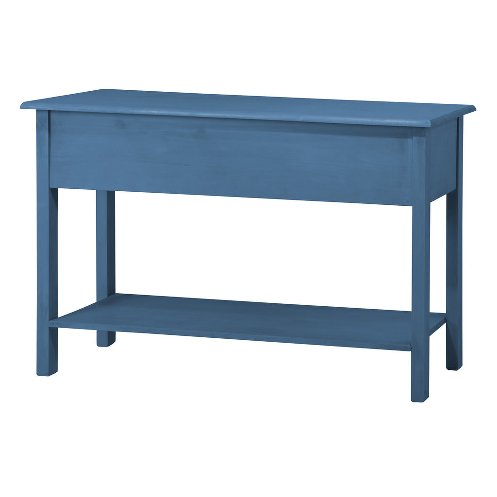Manhattan Comfort Jay 49.21" Sideboard Entryway with 2 Full Extension Drawers in Blue Wash
