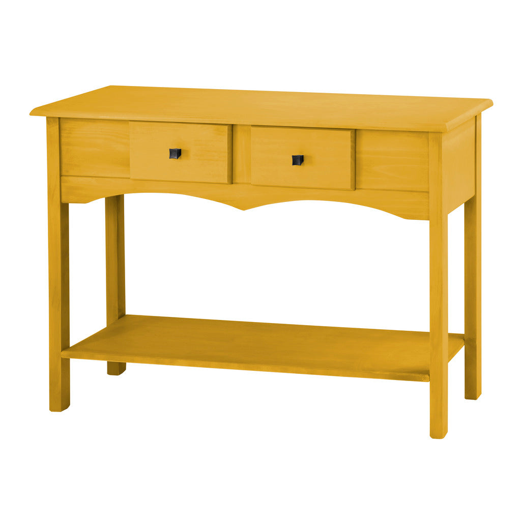 Manhattan Comfort Jay 49.21" Sideboard Entryway with 2 Full Extension Drawers in Yellow WashManhattan Comfort-Entry Furniture- - 1