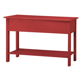 Manhattan Comfort Jay 49.21" Sideboard Entryway with 2 Full Extension Drawers in Red Wash