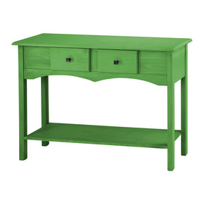 Manhattan Comfort Jay 49.21" Sideboard Entryway with 2 Full Extension Drawers in Green WashManhattan Comfort-Entry Furniture- - 1