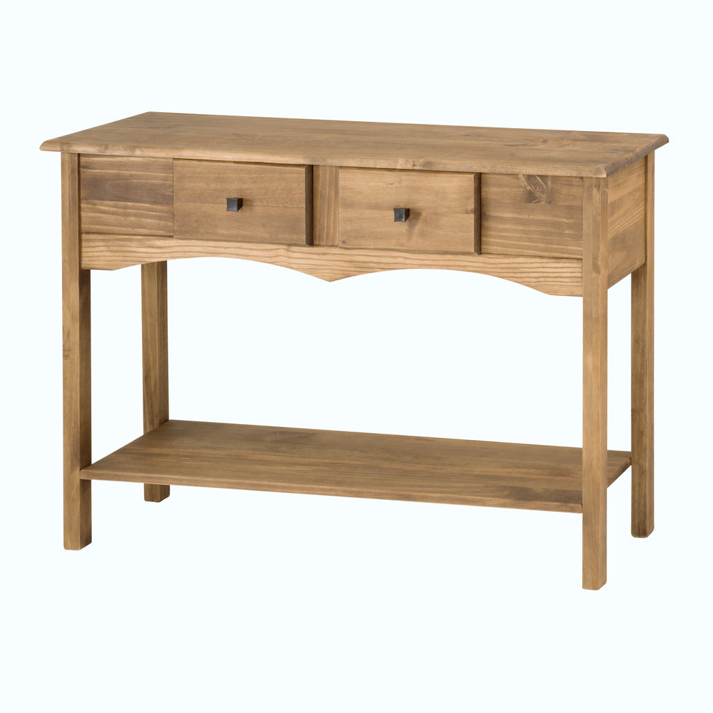 Manhattan Comfort Jay 49.21" Sideboard Entryway with 2 Full Extension Drawers in Nature Manhattan Comfort-Entry Furniture- - 1