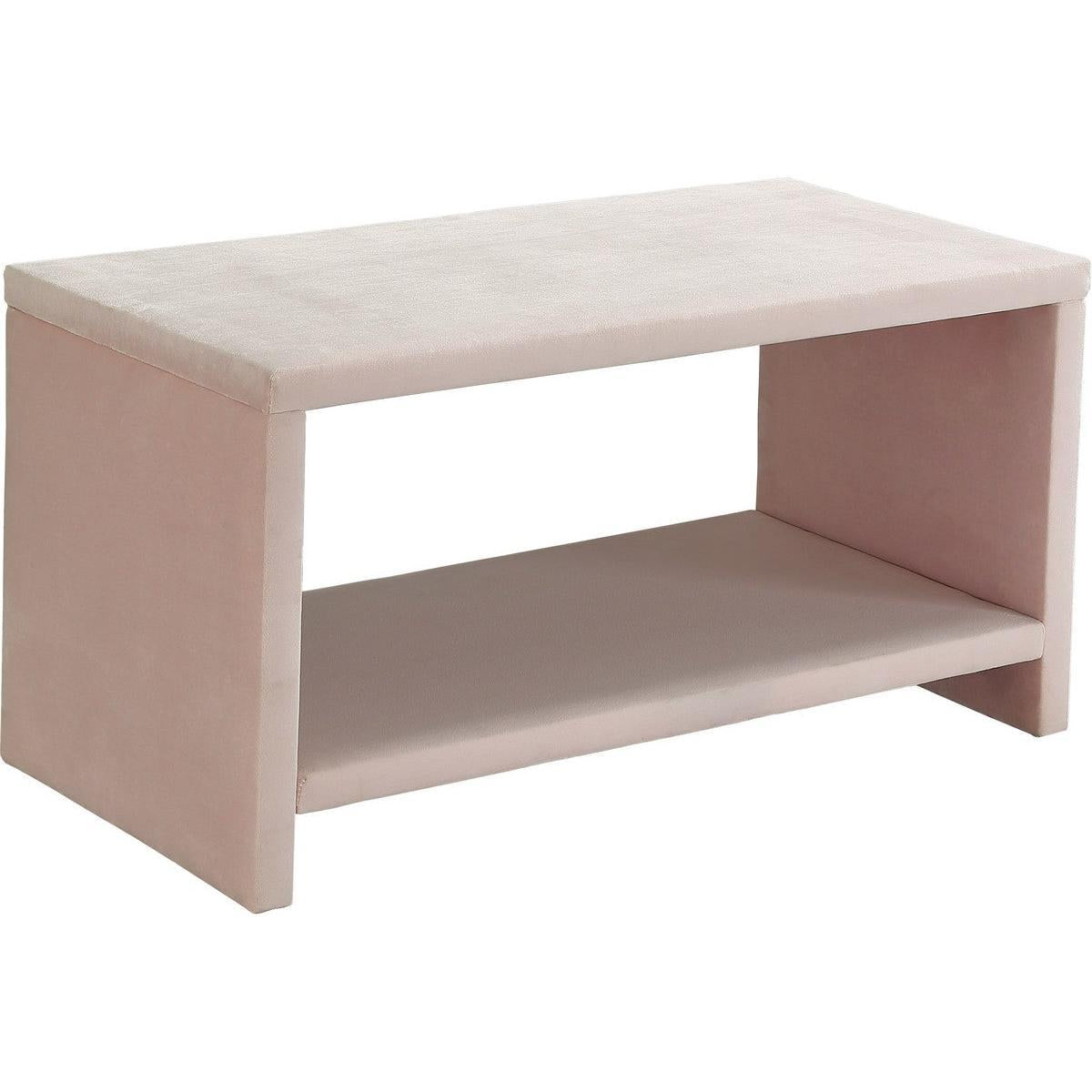 Meridian Furniture Cleo Pink Velvet Night StandMeridian Furniture - Night Stand - Minimal And Modern - 1