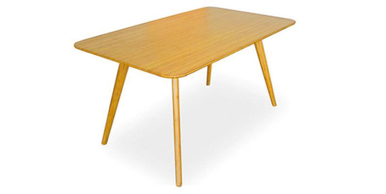 Greenington Currant Modern Bamboo 60" Dining Table-Minimal & Modern