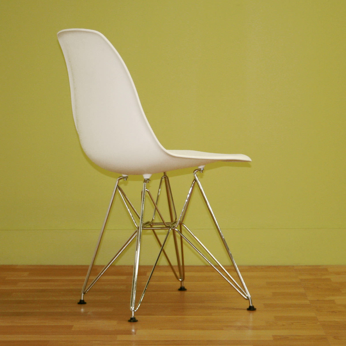 Baxton Studio Azzo White Plastic Mid-Century Modern Side Chair  (Set of 2) Baxton Studio-dining chair-Minimal And Modern - 3