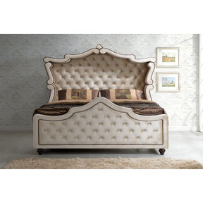 Meridian Furniture Diamond King Canopy Bed-Minimal & Modern