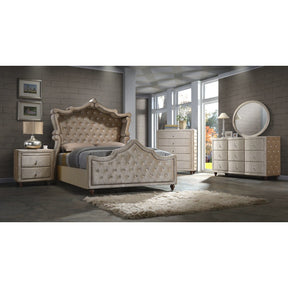 Meridian Furniture Diamond Queen Canopy Bed-Minimal & Modern