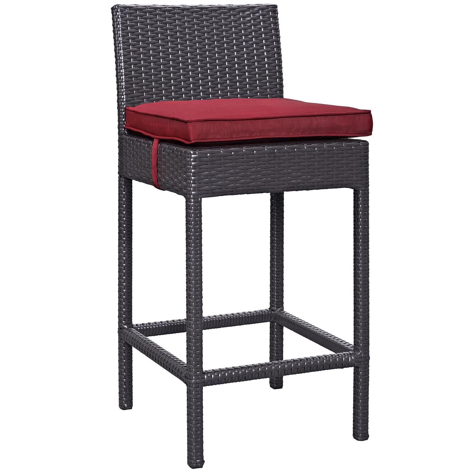 Modway Furniture Modern Convene Outdoor Patio Fabric Bar Stool - EEI-1006