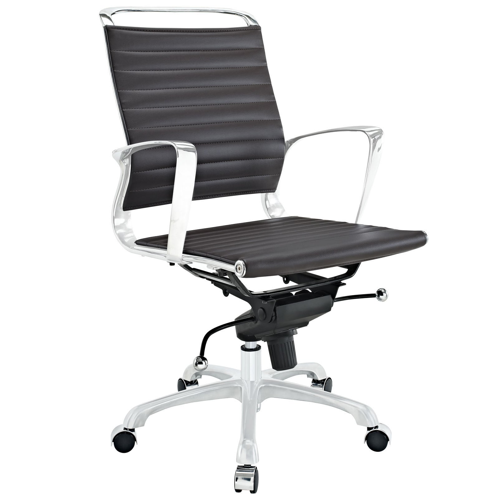 Modway Modern Tempo Mid Back Adjustable Computer Office Chair EEI-1026-Minimal & Modern