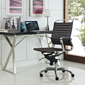 Modway Modern Tempo Mid Back Adjustable Computer Office Chair EEI-1026-Minimal & Modern