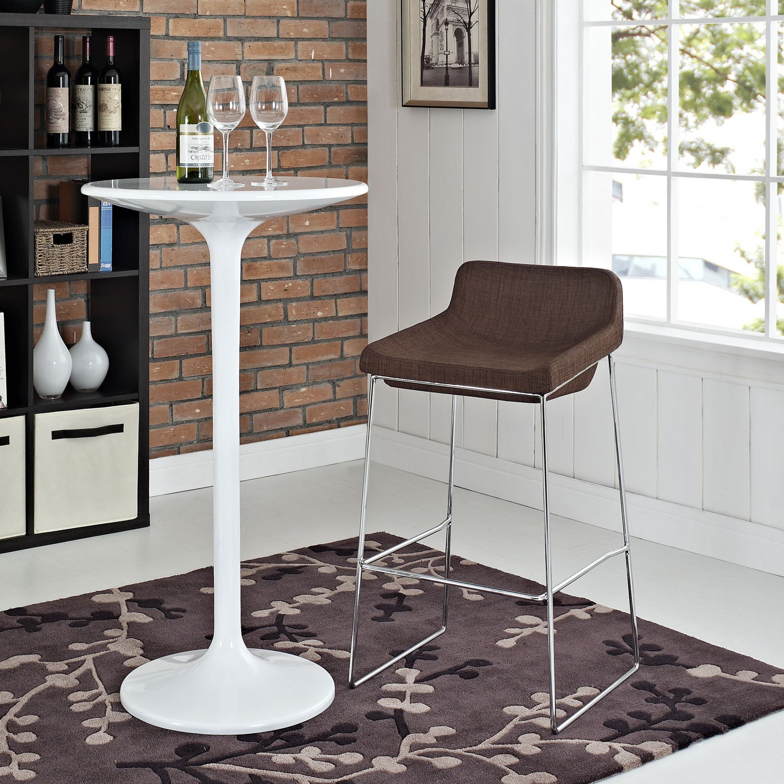 Modway Furniture Garner Modern Bar Stool EEI-1029-Minimal & Modern