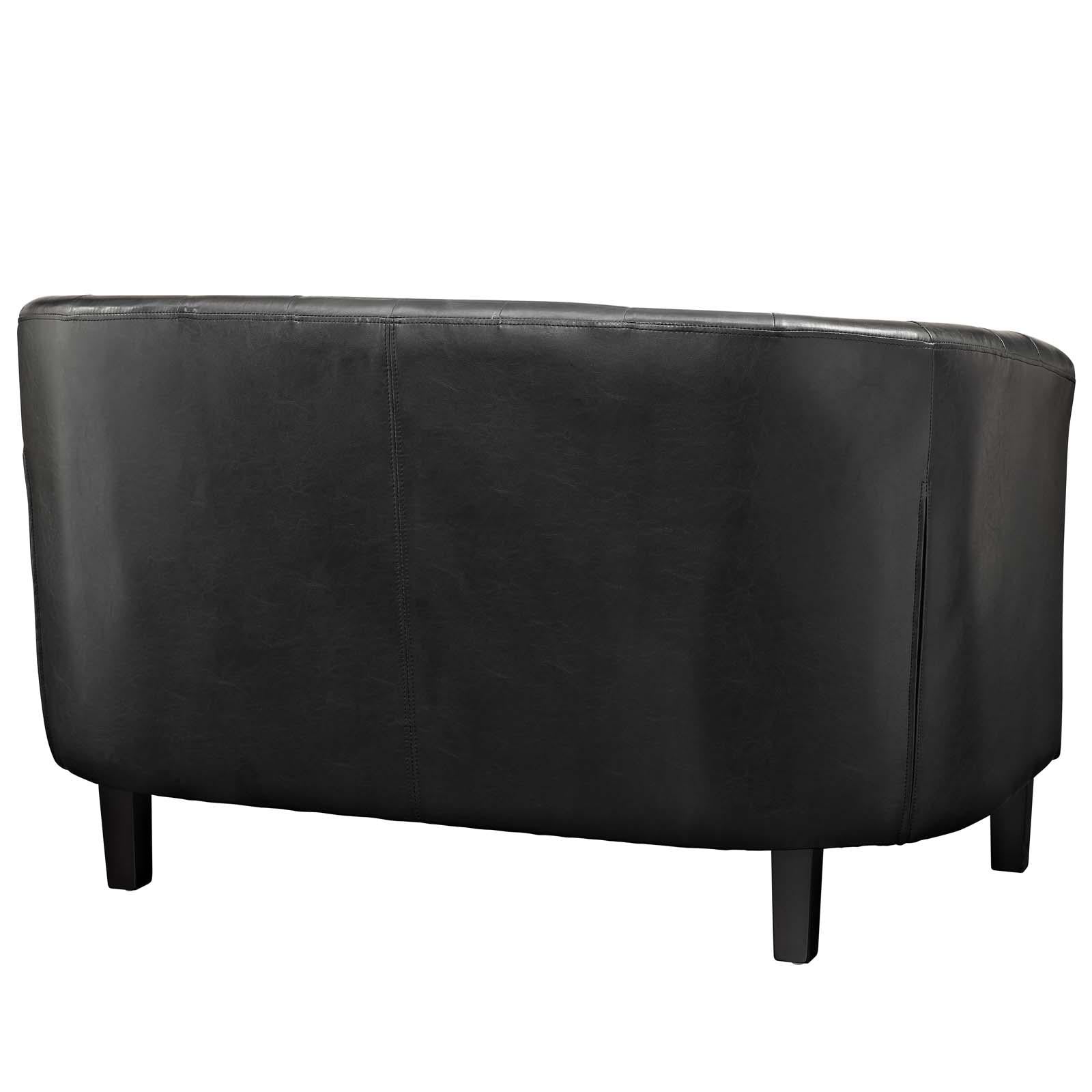 Modway Furniture Modern Prospect Upholstered Vinyl Loveseat - EEI-1043