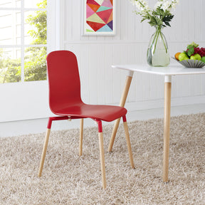 Modway Furniture Stack Modern Dining Wood Side Chair EEI-1054-Minimal & Modern
