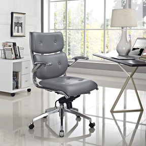 Modway Modern Push Mid Back Adjustable Computer Office Chair EEI-1062-Minimal & Modern