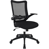 Modway Modern Explorer Mid Back Adjustable Computer Office Chair EEI-1104-BLK-Minimal & Modern