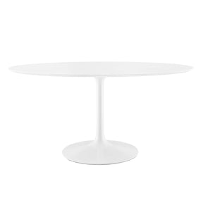 Modway Furniture Modern Lippa 60" Oval Wood Top Dining Table - EEI-1121