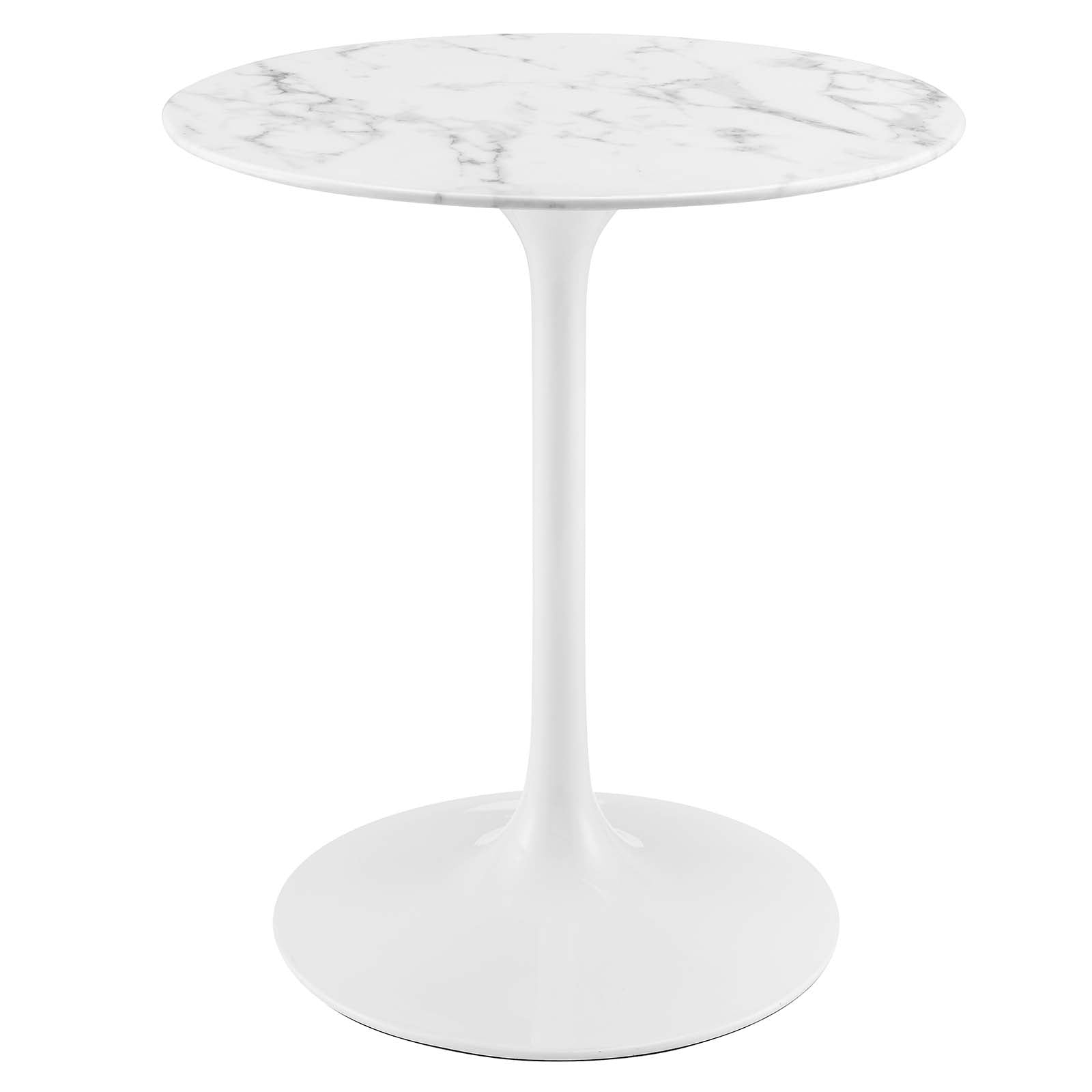 Modway Furniture Modern Lippa 28" Round Artificial Marble Dining Table - EEI-1128