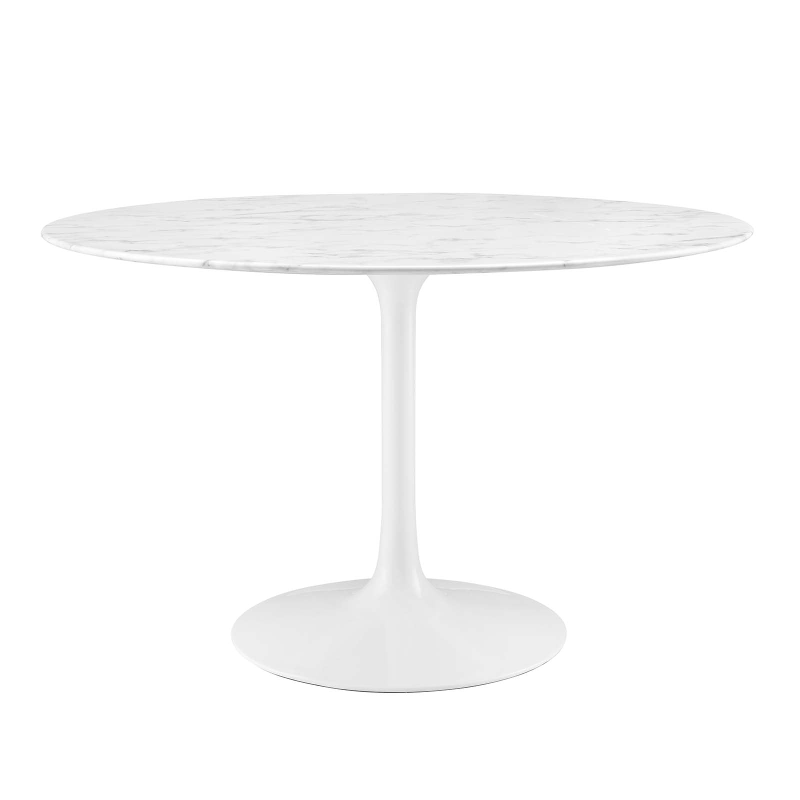 Modway Furniture Modern Lippa 47" Round Artificial Marble Dining Table - EEI-1131