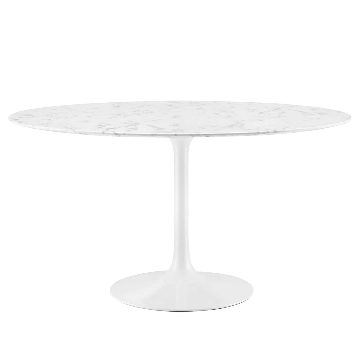Modway Furniture Modern Lippa 54" Round Artificial Marble Dining Table - EEI-1132
