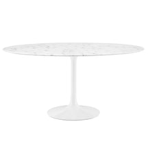 Modway Furniture Modern Lippa 60" Round Artificial Marble Dining Table - EEI-1133