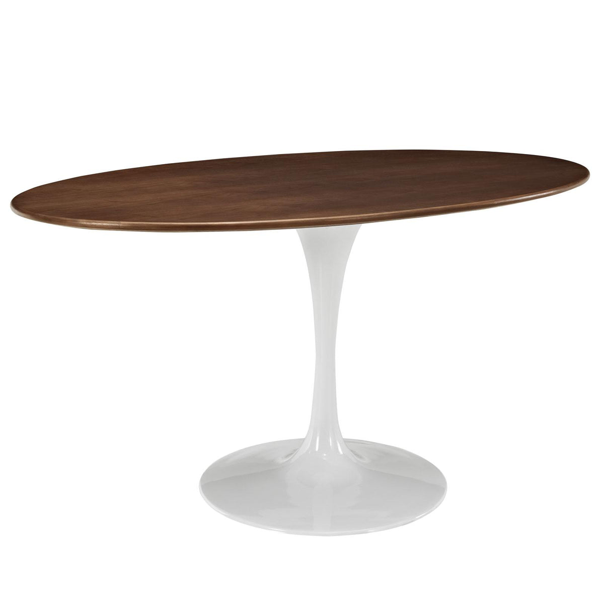 Modway Furniture Modern Lippa 60" Oval Walnut Dining Table - EEI-1138