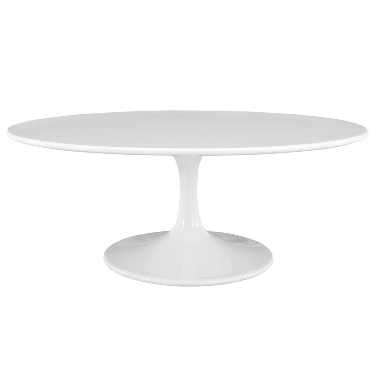 Modway Furniture Modern Lippa 42" Oval-Shaped Wood Top Coffee Table - EEI-1139