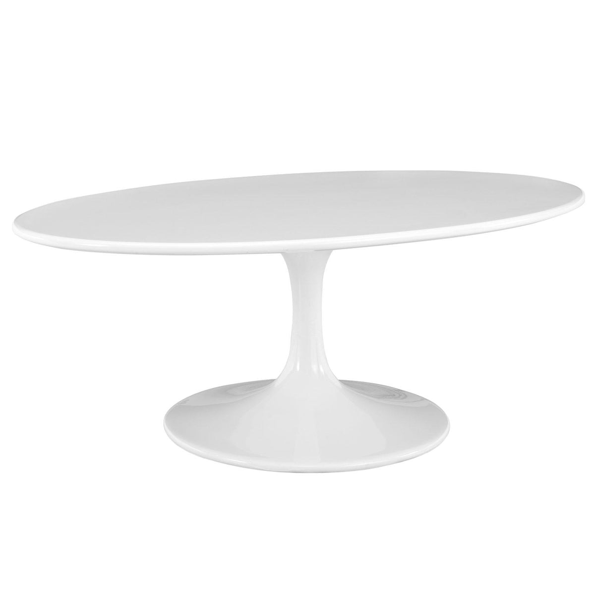 Modway Furniture Modern Lippa 42" Oval-Shaped Wood Top Coffee Table - EEI-1139