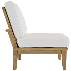 Modway Furniture Modern Marina Armless Outdoor Patio Teak Sofa - EEI-1150