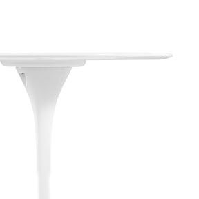 Modway Furniture Lippa 36" Fiberglass Modern Dining Table EEI-117-WHI-Minimal & Modern