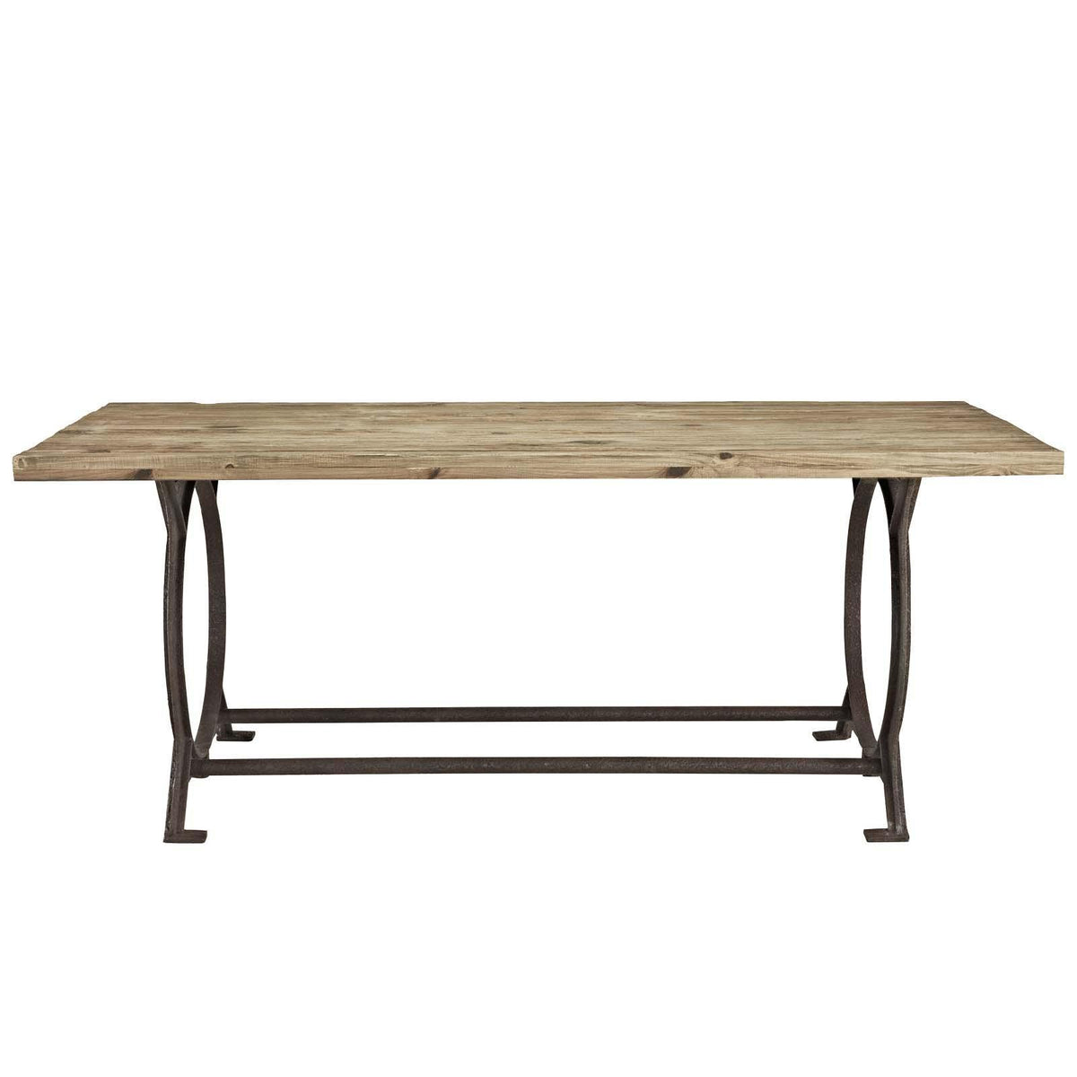 Modway Furniture Modern Effuse Rectangle Wood Top Dining Table - EEI-1205