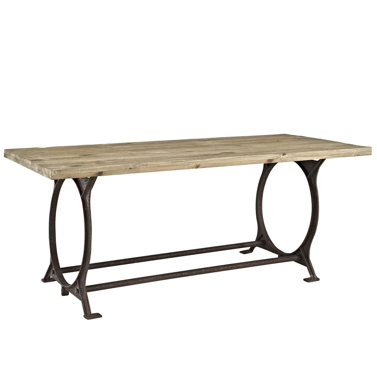 Modway Furniture Modern Effuse Rectangle Wood Top Dining Table - EEI-1205