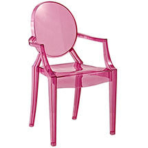 Modway Modern Casper Pink or Clear Kids Chair EEI-121K-Minimal & Modern