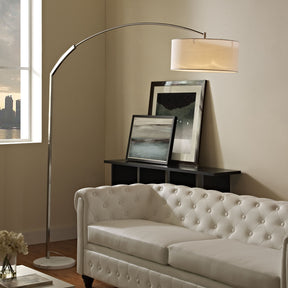 Modway Furniture Strobe Marble Floor Lamp EEI-1224-WHI-Minimal & Modern