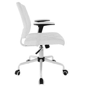 Modway Modern Lattice Vinyl Adjustable Computer Office Chair EEI-1247-Minimal & Modern