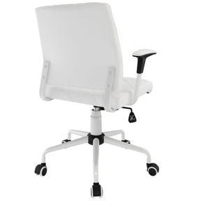 Modway Modern Lattice Vinyl Adjustable Computer Office Chair EEI-1247-Minimal & Modern