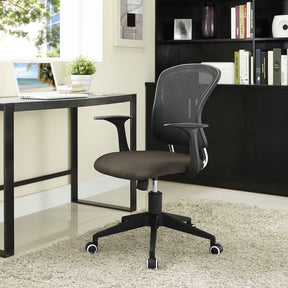 Modway Modern Poise Adjustable Computer Office Chair EEI-1248-BLK-Minimal & Modern