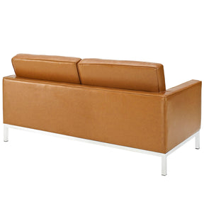 Modway Furniture Modern Loft Loveseat Leather 2 Piece Set - EEI-1269-Minimal & Modern