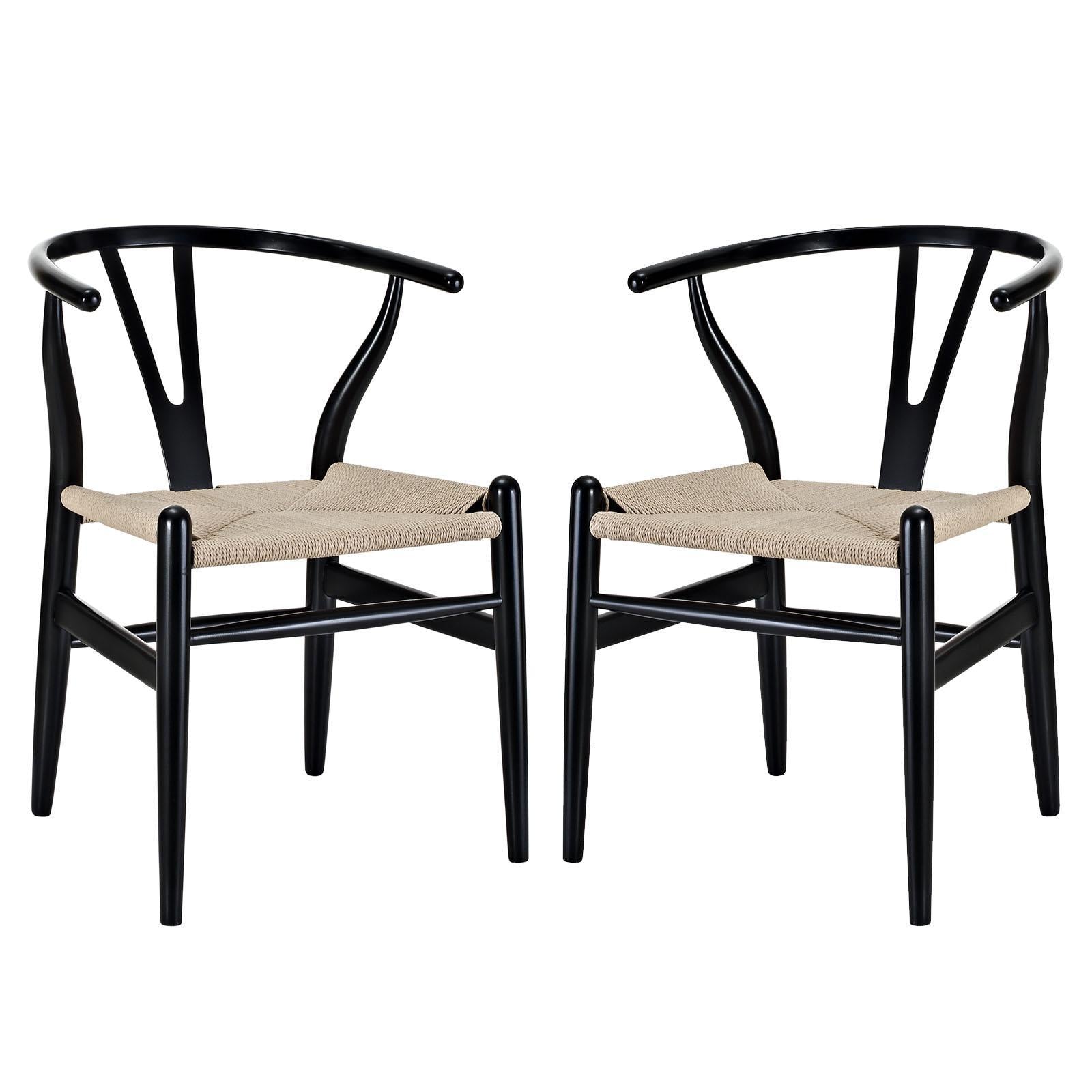 Modway Furniture Modern Amish Dining Armchair Set of 2 - EEI-1319