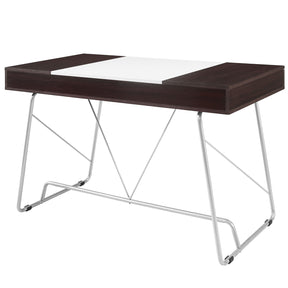 Modway Furniture Modern Metal and Wood Panel Office Writing Desk EEI-1321-Minimal & Modern