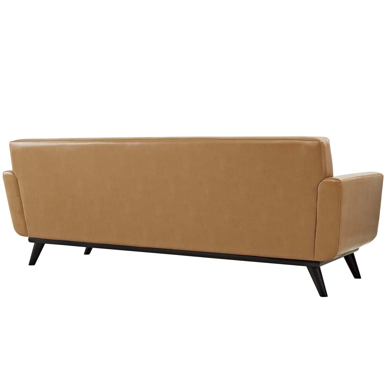 Modway Furniture Modern Engage Bonded Leather Sofa - EEI-1338