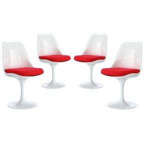 Modway Furniture Modern Lippa Dining Side Chair Fabric Set of 4 - EEI-1342