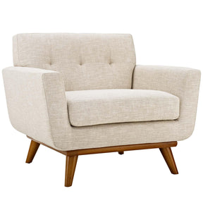 Modway Furniture Modern Engage Armchairs and Sofa Set of 3 - EEI-1345