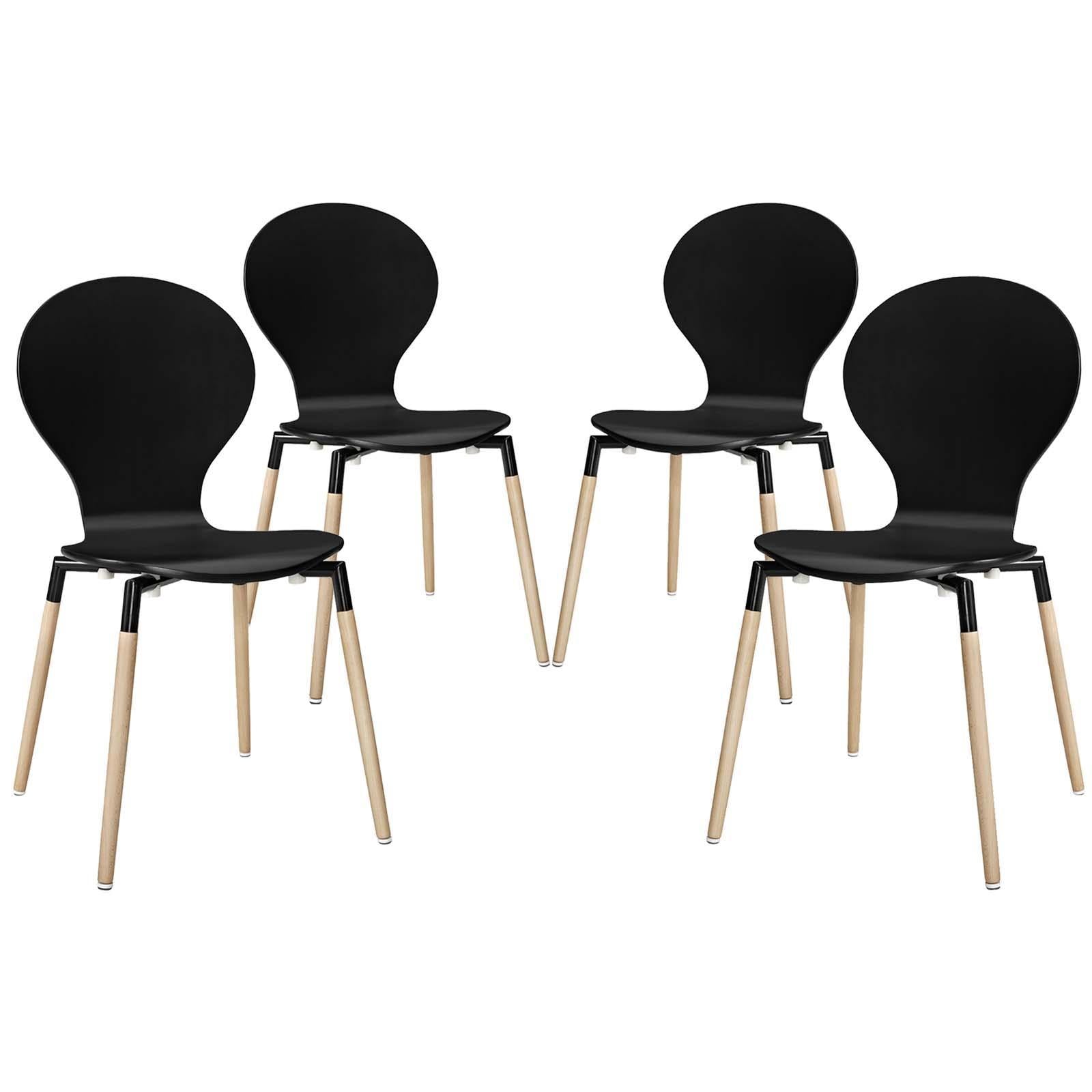 Modway Furniture Modern Path Dining Chair Set of 4 - EEI-1369