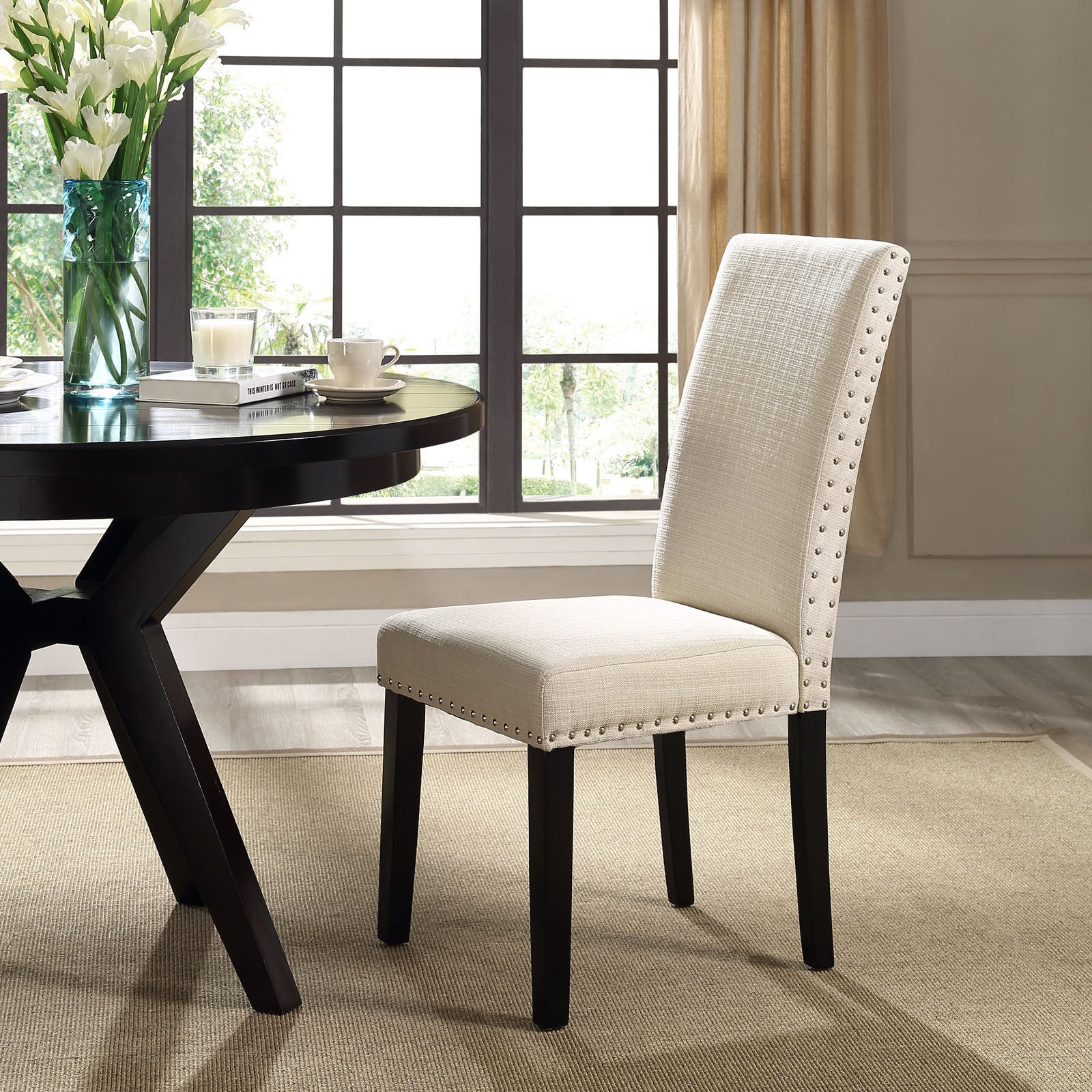Modway Furniture Parcel Modern Dining Fabric Side Chair EEI-1384-Minimal & Modern
